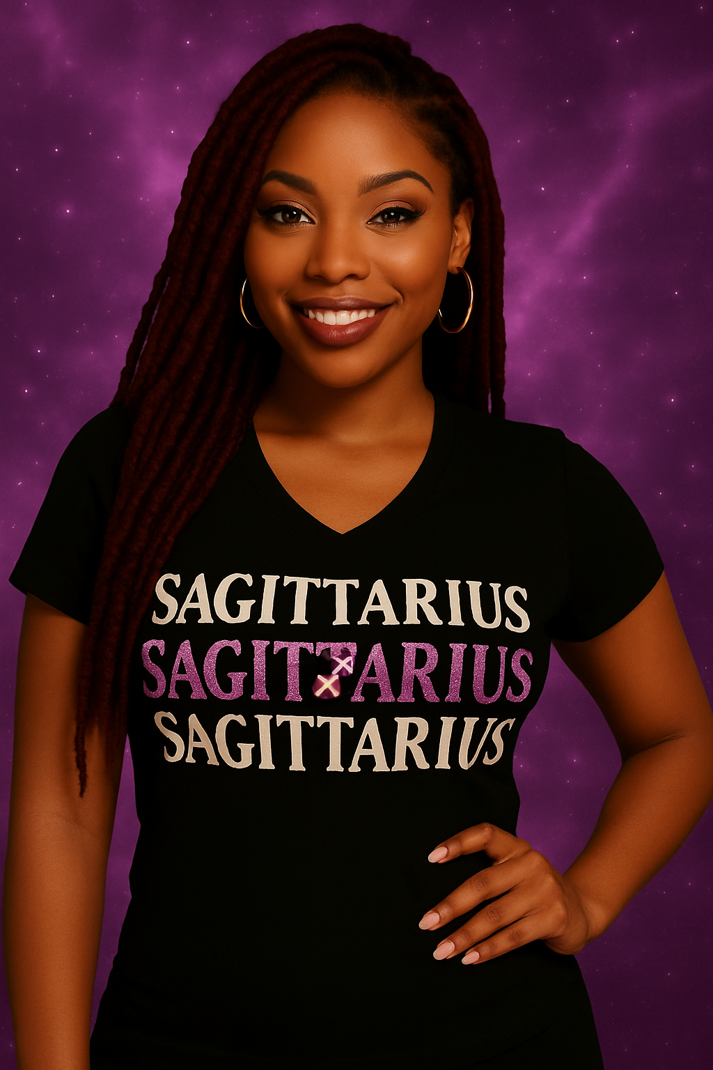 Bandana Zodiac Tee (Aries Leo Sagittarius)