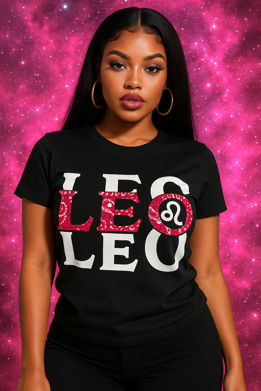 Bandana Zodiac Tee (Aries Leo Sagittarius)